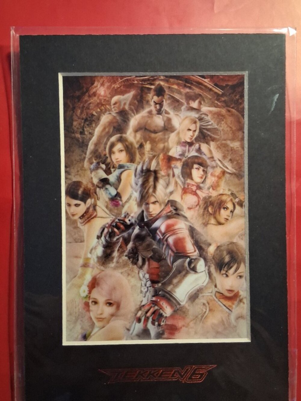Bandai Namco Tekken limited edition laser cel art print